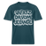 Berliner Spruch-VAFATZ DA VOM JELÄNDE- RELAXED FIT Unisex Bio T-Shirt - Dunkles Petrol