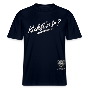 KIEKST'N SO?-Relaxed Fit Unisex Bio-T-Shirt II - Navy