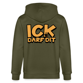 ICK DARF DIT - Unisex Bio-Kapuzenjacke - Khaki
