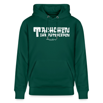 Berliner Begrüssung-TACHCHEN IHR FLITZPIEPEN- Bio-Hoodie - Forest