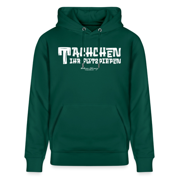 Berliner Begrüssung-TACHCHEN IHR FLITZPIEPEN- Bio-Hoodie - Forest