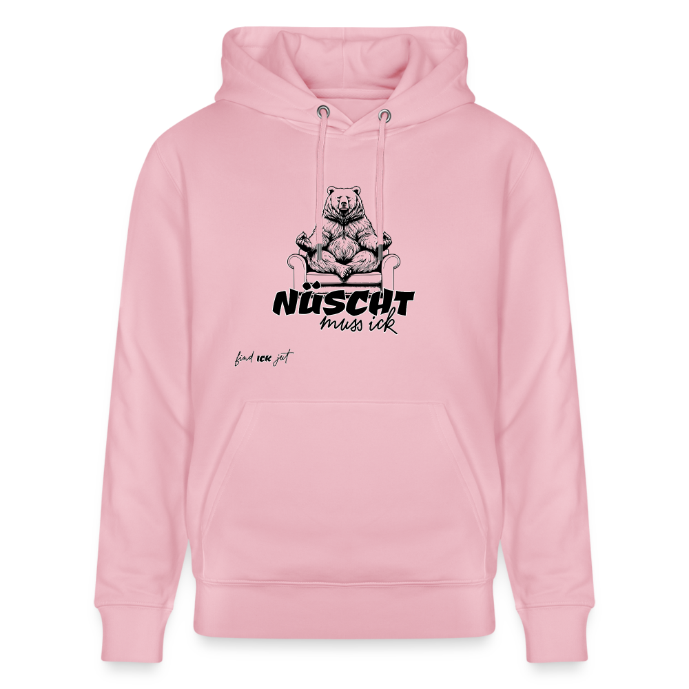 NÜSCHT MUSS ICK-Unisex Bio-Hoodie - Hellrosa