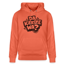 Berliner Spruch-DA KIEKSTE WA-Unisex Bio-Hoodie CRUISER - Hellrot