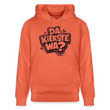 Berliner Spruch-DA KIEKSTE WA-Unisex Bio-Hoodie CRUISER - Hellrot