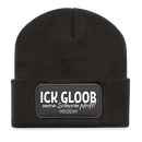 Berliner Spruch-ICK GLOOB MEEN SCHWEIN PFEIFT-Beanie - Dunkelgrau