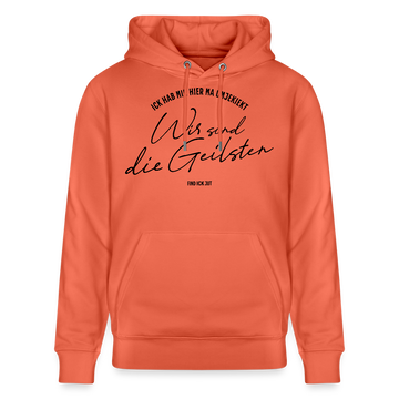 WIR SIND DIE GEILSTEN-Berlin26-Unisex Bio-Hoodie - Hellrot