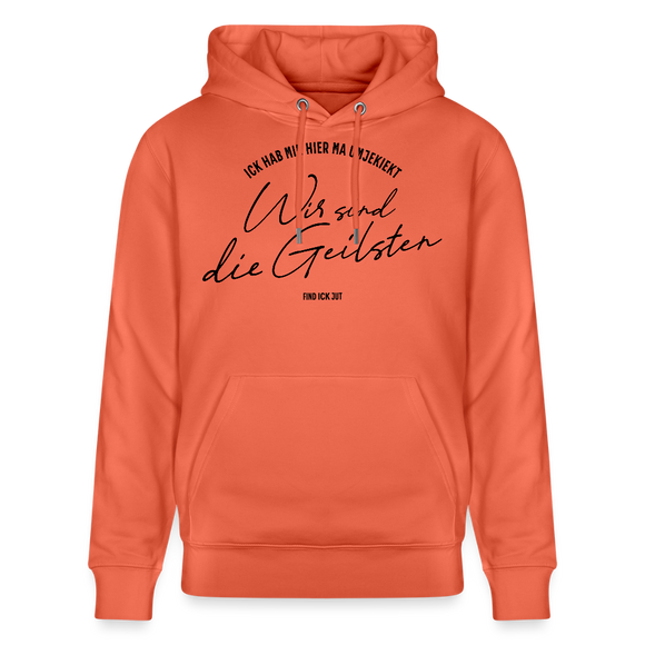 WIR SIND DIE GEILSTEN-Berlin26-Unisex Bio-Hoodie - Hellrot