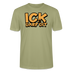 ICK DARF DIT - Unisex T-Shirt BIO - Nebelgrün