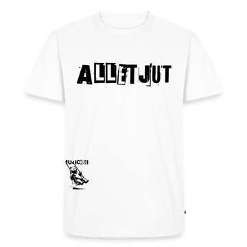 ALLET JUT-Männer Premium BIO T-Shirt - Weiß