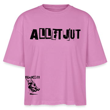 ALLET JUT-Frauen Boxy Bio-T-Shirt - Pink