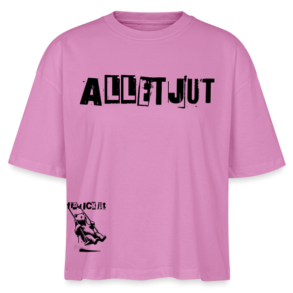 ALLET JUT-Frauen Boxy Bio-T-Shirt - Pink
