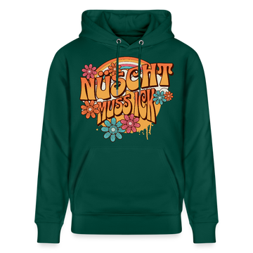BERLINER RETRO-NÜSCHT MUSS ICK-Unisex Bio-Hoodie - Forest