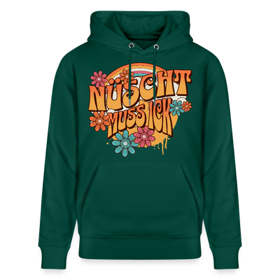 BERLINER RETRO-NÜSCHT MUSS ICK-Unisex Bio-Hoodie - Forest