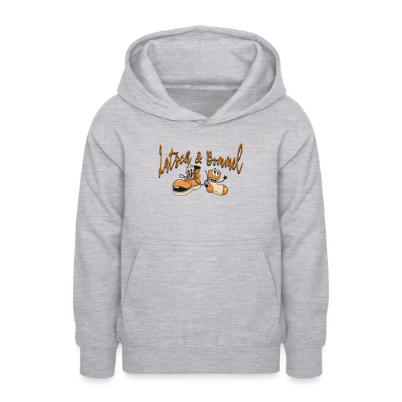 LATSCH UND BOMMEL - Teenager Hoodie - Hellgrau meliert