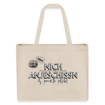 BERLINER EFFIZIENZ 'Dit Lob'- Einkaufstasche - Naturweiß