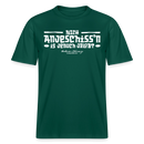 Berliner Spuch-Berliner Lob-NICH ANJESCHISSN-RELAXED FIT Unisex Organic T-Shirt - Forest