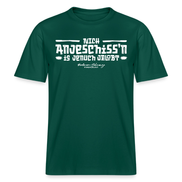 Berliner Spuch-Berliner Lob-NICH ANJESCHISSN-RELAXED FIT Unisex Organic T-Shirt - Forest