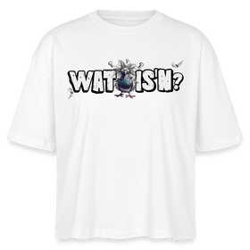 WAT IS'N?-Frauen Boxy Bio-T-Shirt - Weiß