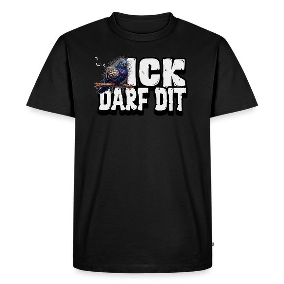 ICK DARF DIT-Männer Premium BIO T-Shirt - Schwarz