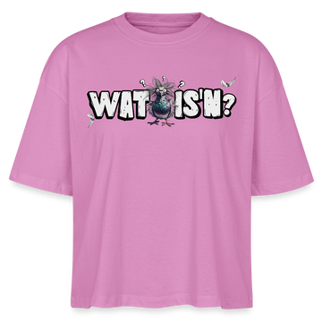 WAT IS'N?-Frauen Boxy Bio-T-Shirt - Pink