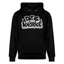 DIT IS KNORKE-Unisex Bio-Hoodie mit Berliner Spruch - Schwarz