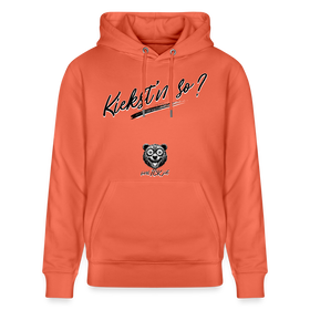 KIEKST'N SO?-Unisex Bio-Hoodie - Hellrot