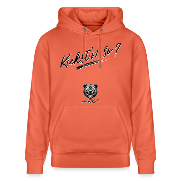 KIEKST'N SO?-Unisex Bio-Hoodie - Hellrot