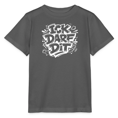 ICK DARF DIT-Kinder T-Shirt für Berliner Gören - Anthrazit