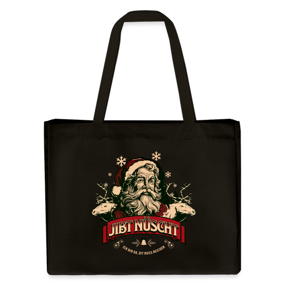 JIBT NÜSCHT - Einkaufstasche - Schwarz