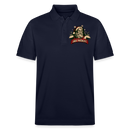 JIBT NÜSCHT zu WEihnachten-Unisex Bio-Poloshirt - Navy