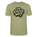 Berlin Shirt mit Spruch-DA KIEKSTE WA?-Unisex T-Shirt BIO - Nebelgrün
