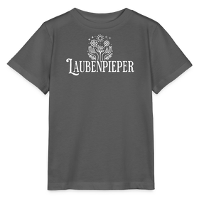 LAUBENPIEPER- Bio Kinder T-Shirt - Anthrazit