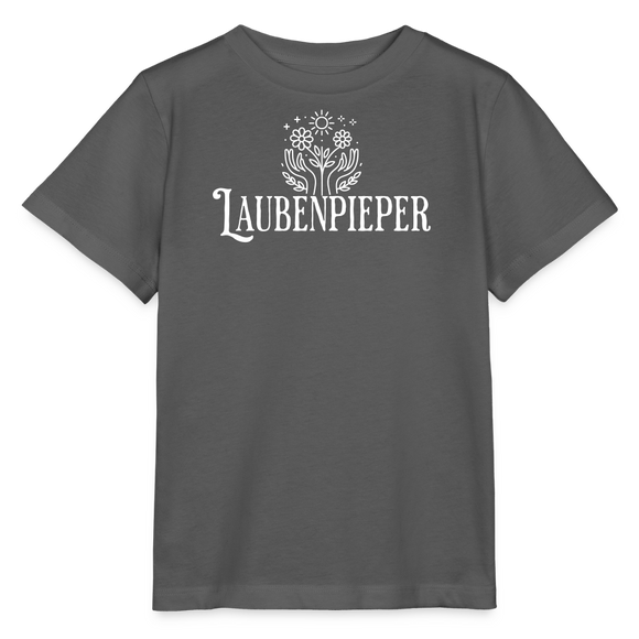 LAUBENPIEPER- Bio Kinder T-Shirt - Anthrazit
