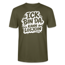 Berlin Shirt-Unisex BIO T-Shirt- ICK BIN DA, KANN LOSJEHN - Khaki