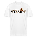 STAMPE-Relaxed Fit Unisex Bio-T-Shirt - Weiß