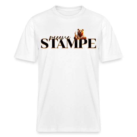 STAMPE-Relaxed Fit Unisex Bio-T-Shirt - Weiß
