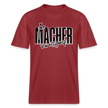 DER MACHER VON DIT JANZE - Relaxed Fit Unisex Bio-T-Shirt - Erdrot