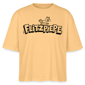 Berlin Shirt-FLITZPIEPE-Frauen Boxy Bio-T-Shirt - Mispel