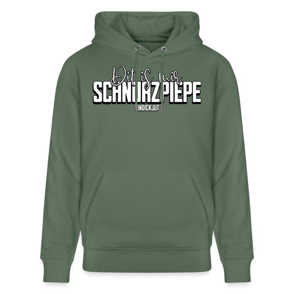 SCHNURZPIEPE-Unisex Bio-Hoodie - Tanngrün