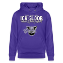 ICK GLOOB MEEN SCHWEIN PFEIFT!-Unisex Bio-Hoodie II - Purple Love 