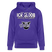 ICK GLOOB MEEN SCHWEIN PFEIFT!-Unisex Bio-Hoodie II - Purple Love 