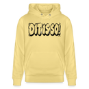 Berlin Hoodie „DIT IS SO!“ – Unisex Bio-Hoodie mit Berliner Schnauze - Gelb Viva 