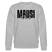 MAUSI UND MOTTE-Unisex Bio-Sweatshirt - Grau meliert