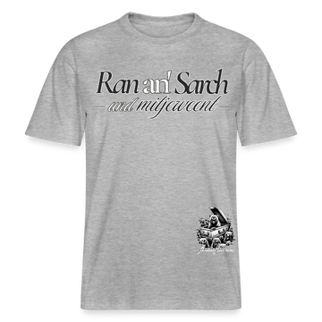 Ran an Sarch-Relaxed Fit Unisex Bio-T-Shirt IV - Grau meliert