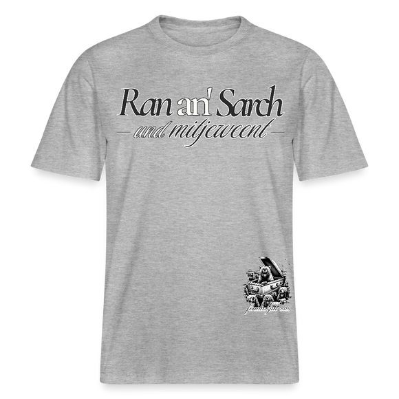 Ran an Sarch-Relaxed Fit Unisex Bio-T-Shirt IV - Grau meliert