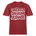 Berliner Spruch-VAFATZ DA VOM JELÄNDE- RELAXED FIT Unisex Bio T-Shirt - Erdrot