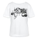Dit is Berlin-MACH 'N ABJANG-Rundhals Frauen Bio-T-Shirt - Weiß