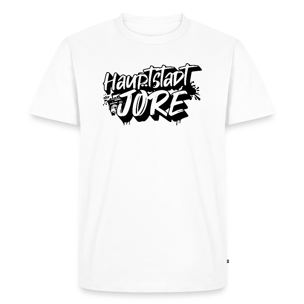 HAUPTSTADTJÖRE-Männer Premium BIO T-Shirt - Weiß