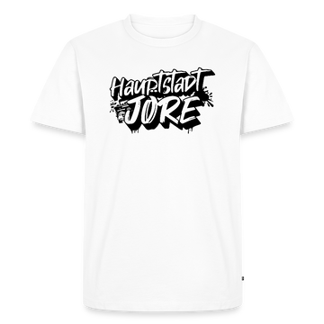 HAUPTSTADTJÖRE-Männer Premium BIO T-Shirt - Weiß