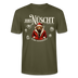 JIBT NÜSCHT-Unisex T-Shirt Berliner Ansage und Berliner Bär - Khaki